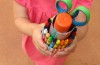 Art Supply Caddy from Recycled Items