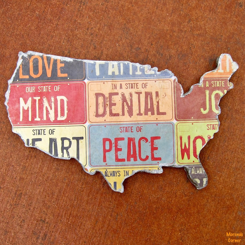 Make your own 3-D US Map Wall art.