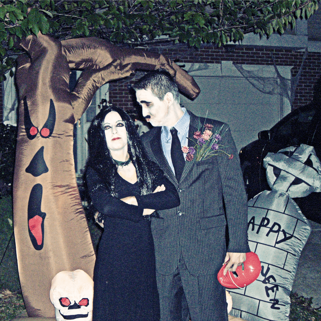 Quick, Inexpensive DIY Couples Halloween Costumes - Morena's Corner