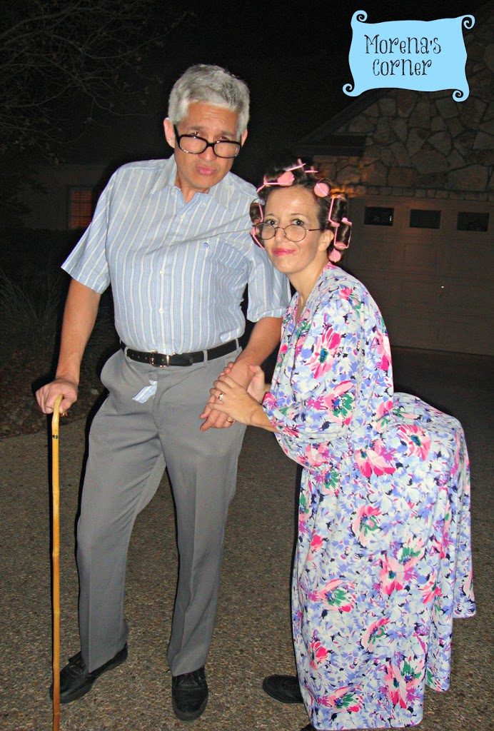 DIY Couples Costume: Grumpy Old Man and Woman - Morena's Corner