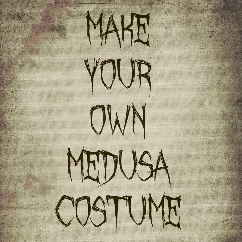 Make your own Medusa costume. Use dollar store items to make this unique costume that will turn heads wherever you go on Halloween.