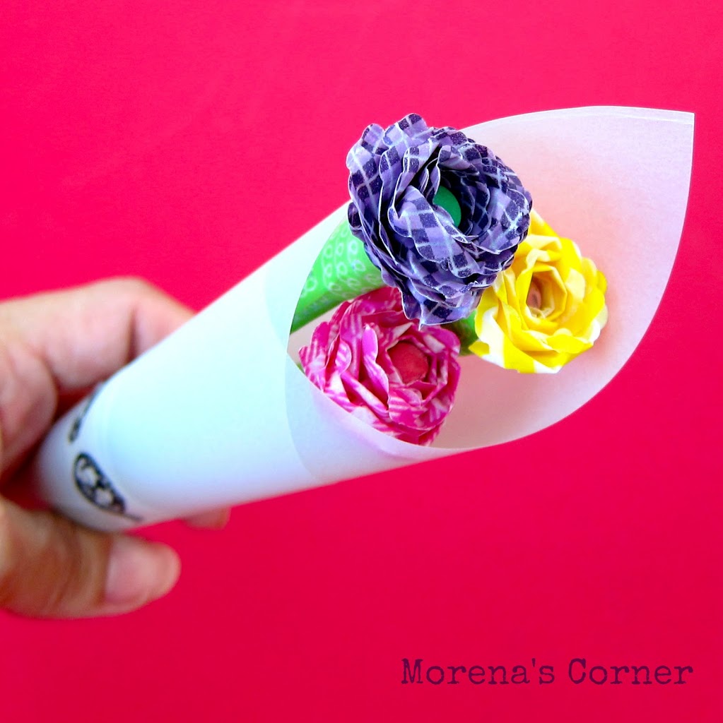 How to Make a Washi Flower Pencil Bouquet Morena's Corner