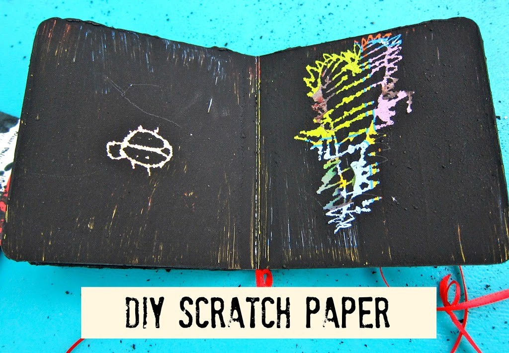 DIY Scratch Paper from Recycled Books - Morena's Corner