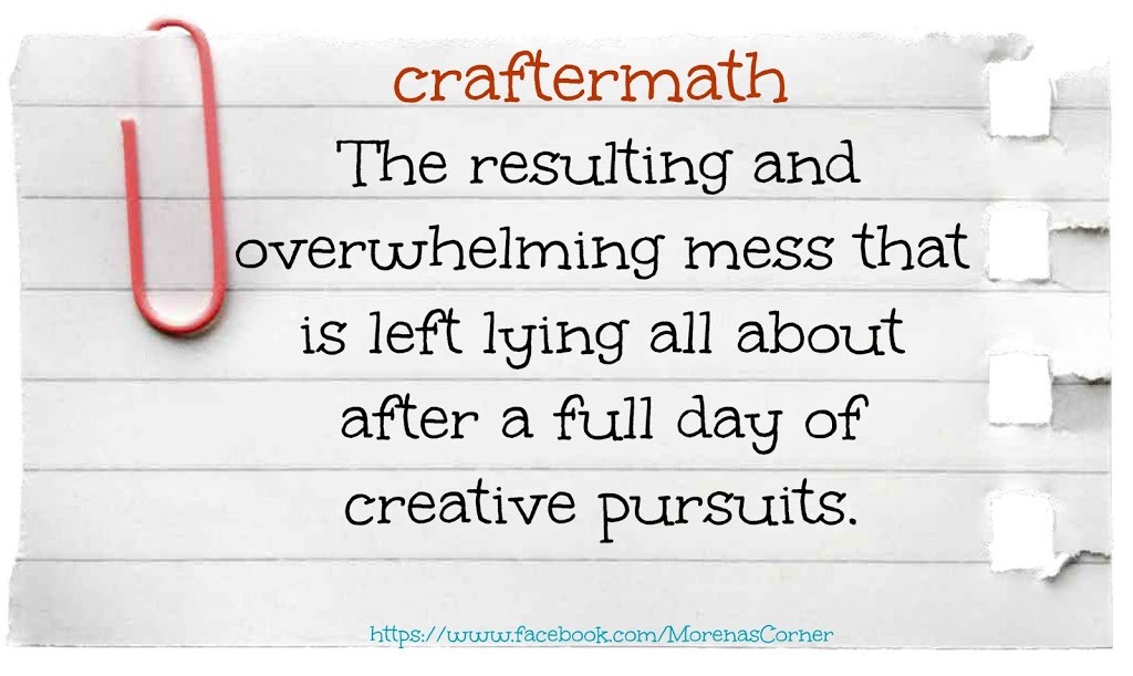 definition:  Craftermath