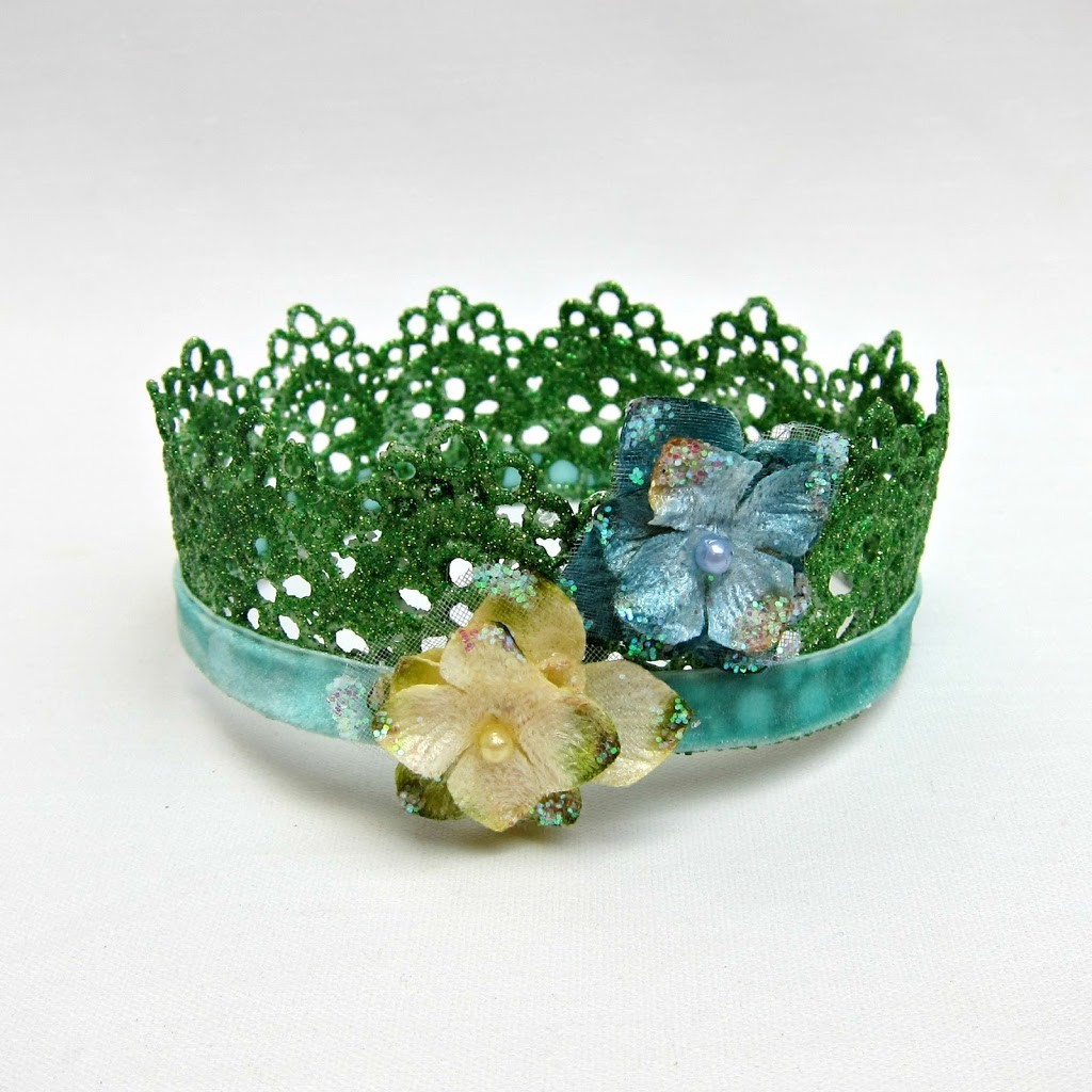 Lace crowns are surprisingly simple to make! This tutorial will give a step by step guide to make your own beautiful lace crown.