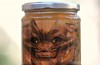 fake alien head in jar prank