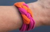 Knotted Bracelets made from Recycled Clothing