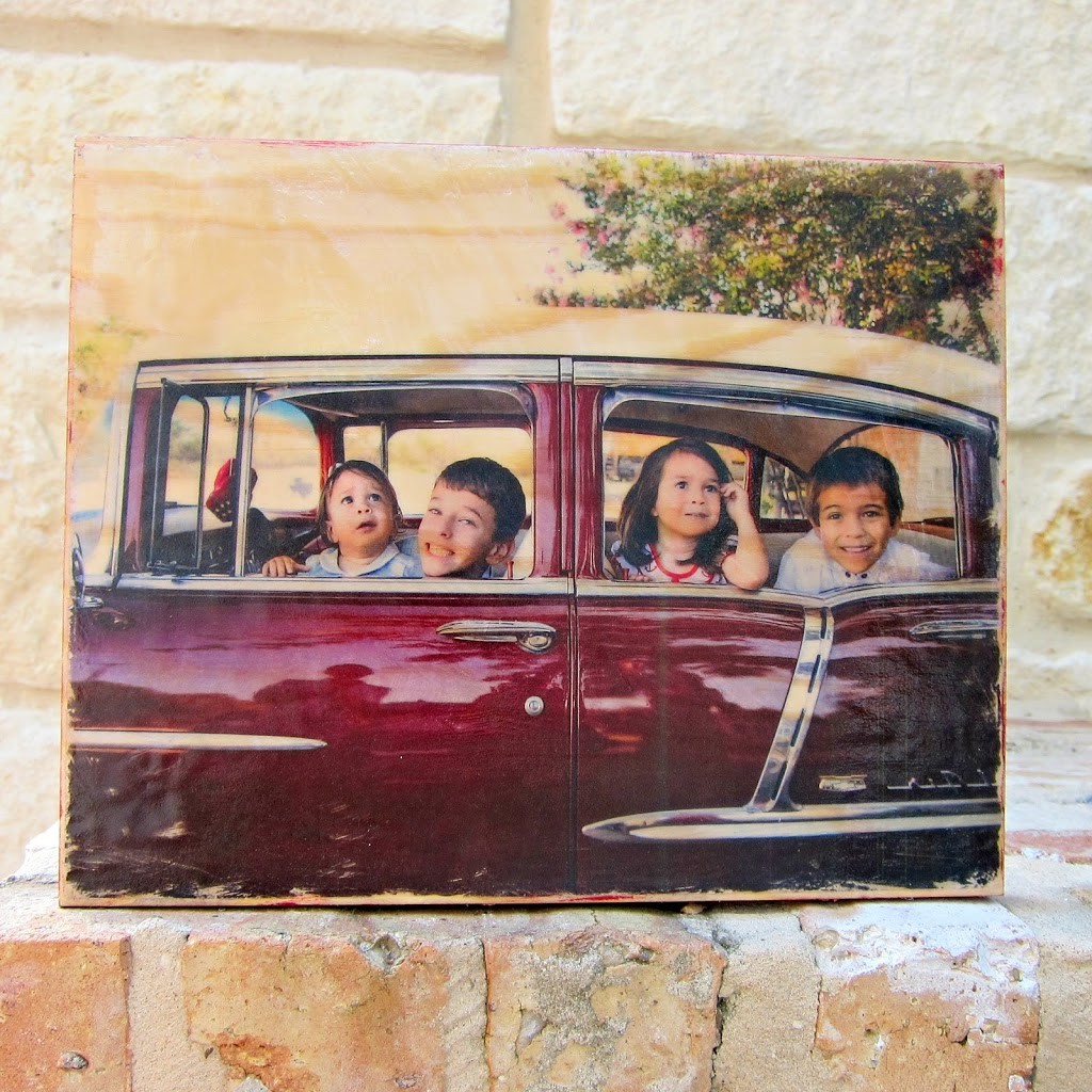 Learn how to use Mod Podge to transfer a photo to wood. Turn your favorite images into beautiful pieces of home decor. 