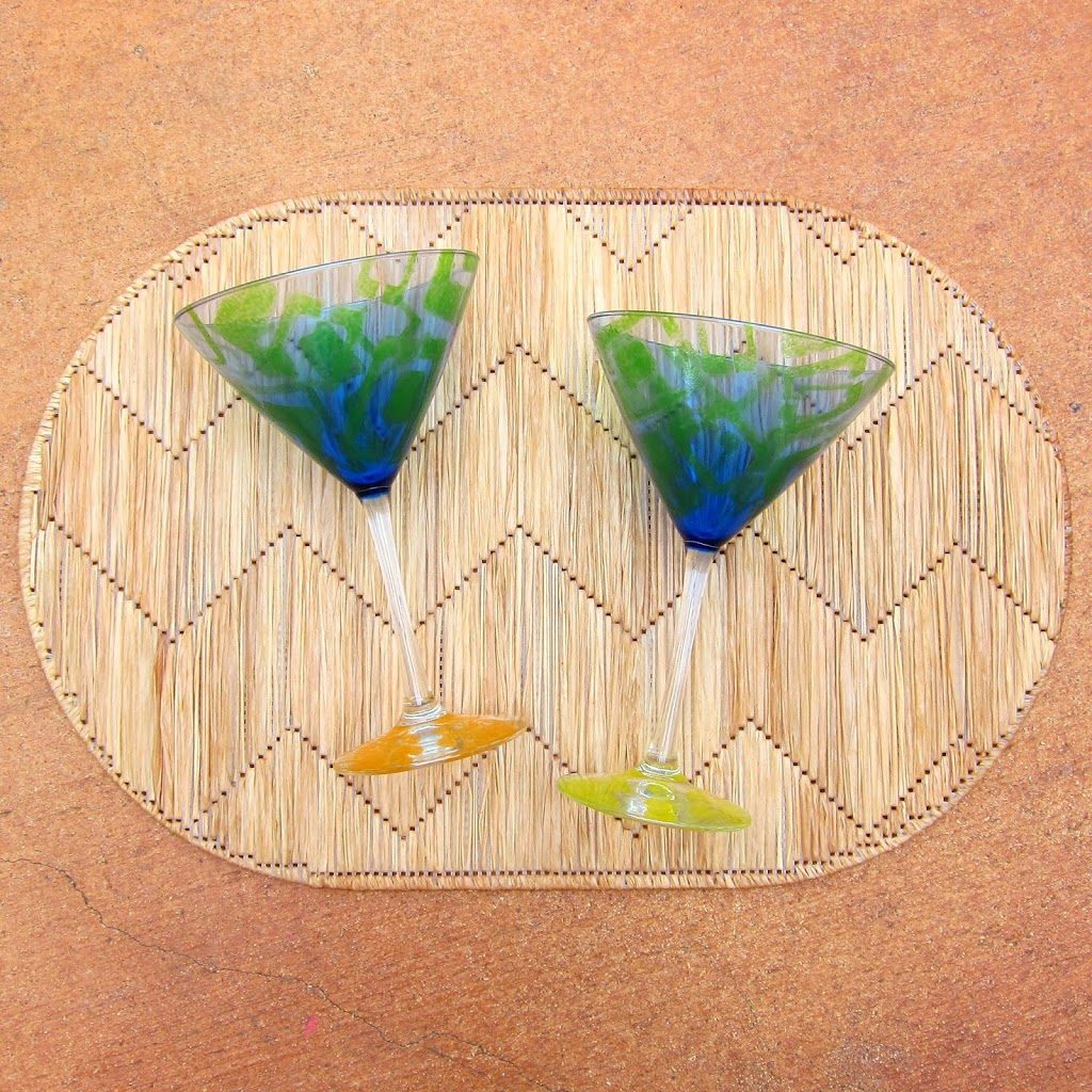 plastic canvas placemat DIY