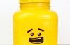 Make a Lego Head Table Lamp from a Mason Jar