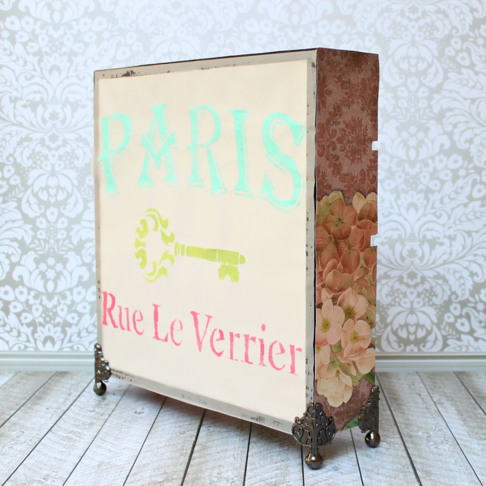 wood box lamp