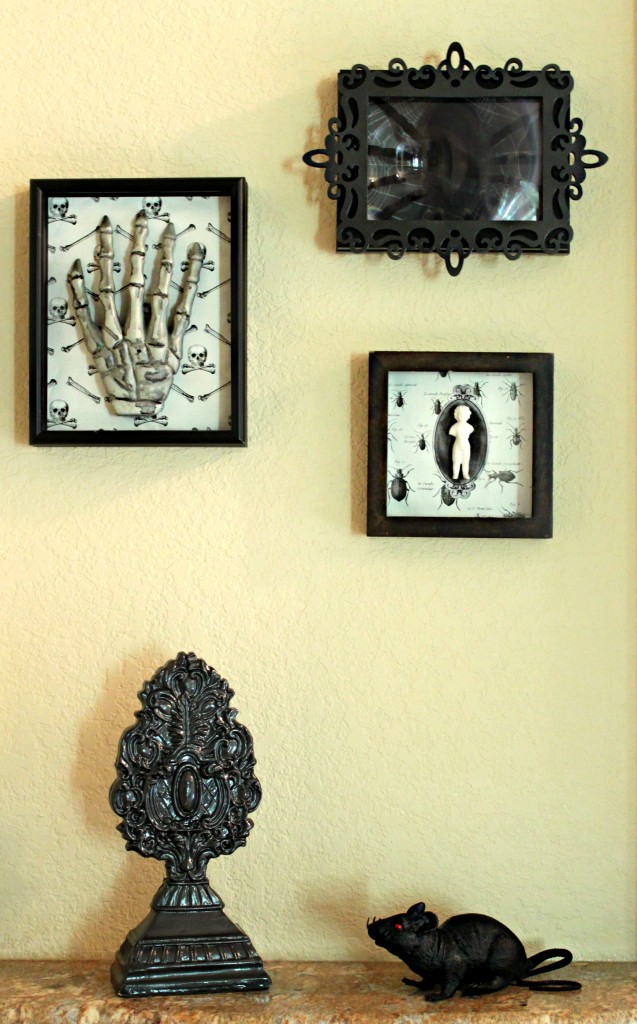 Halloween shadowbox DIY