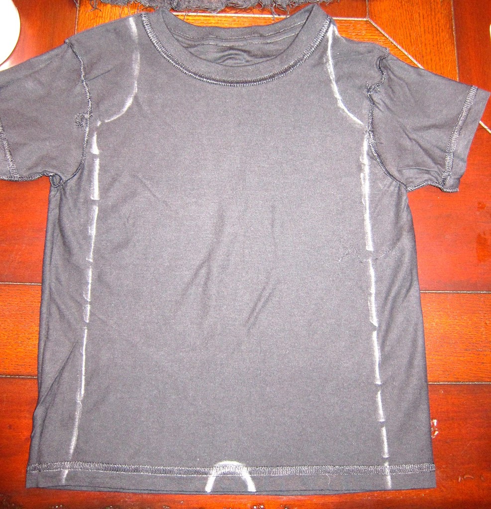 strong man costume made from a t-shirt