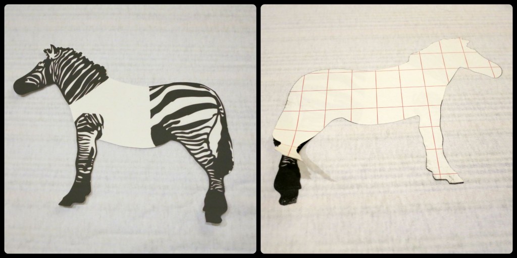 step 1 zebra pillow