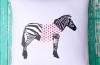 Zebra Pillow DIY Inspired by Anthropologie