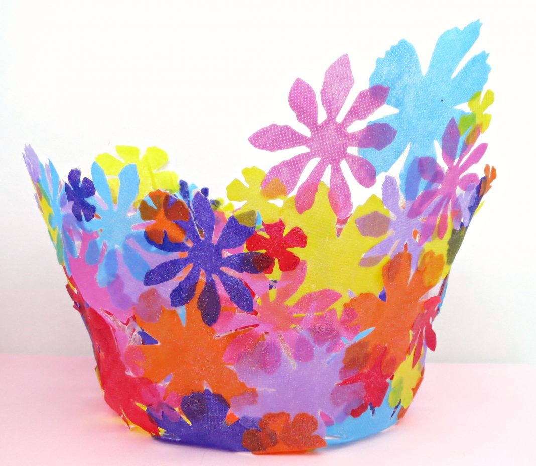 Fabric Flower Bowl
