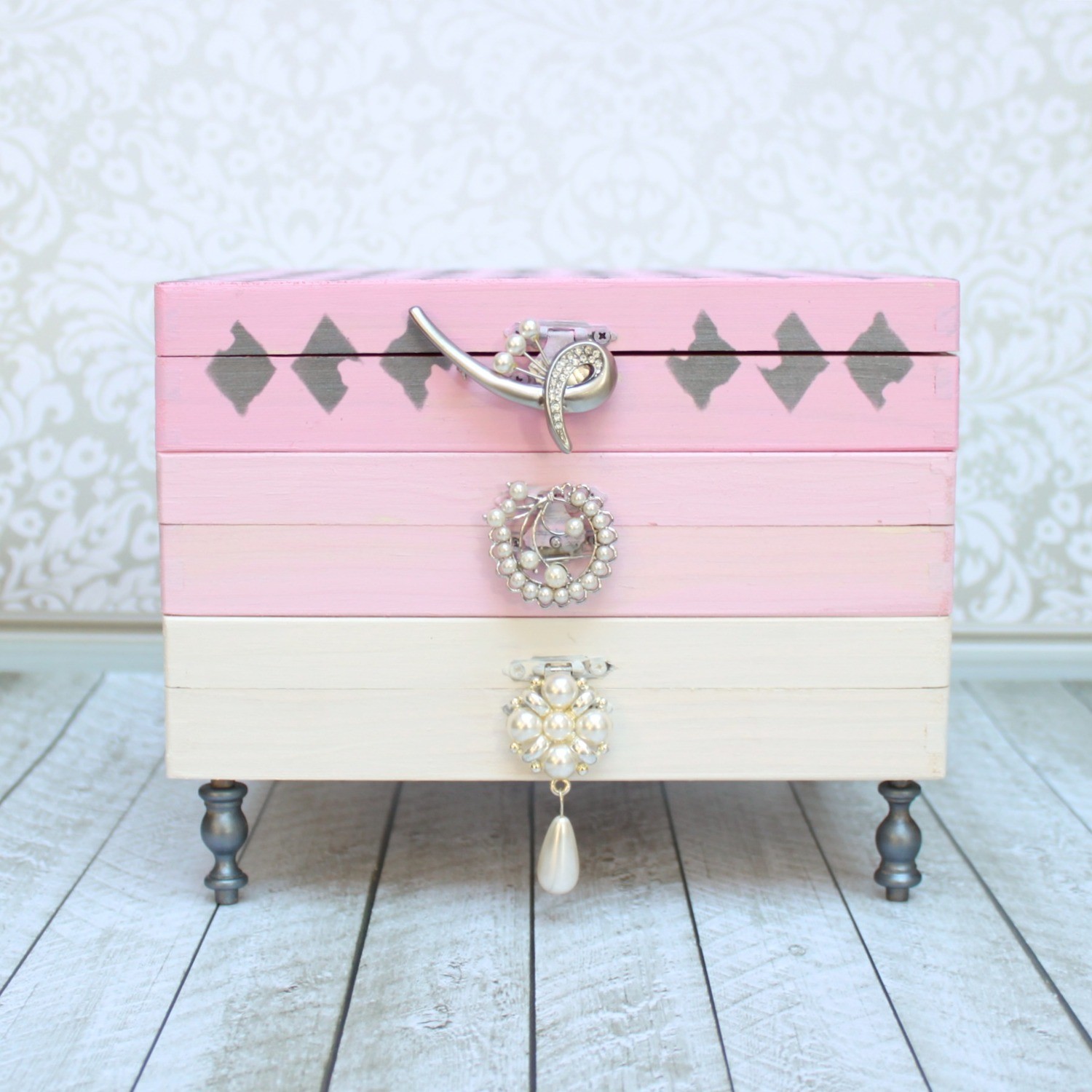 Ombre Stacked Storage Boxes