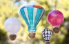 light bulb hot air balloons