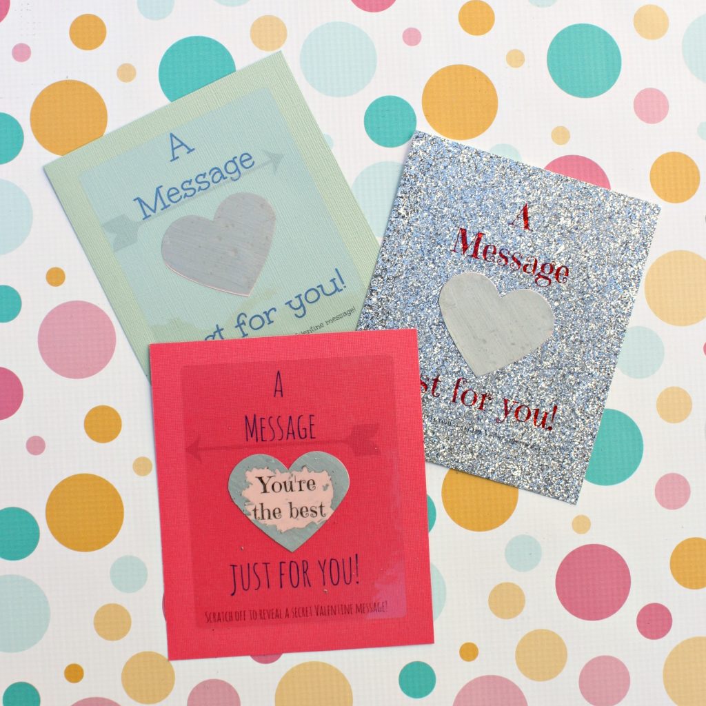 Make Scratch Off Valentine Cards Morena's Corner