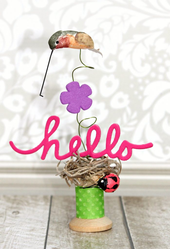 Make miniature spool vignettes to decorate with! A fun, easy project to make. Tutorial comes with supply list and detailed instructions.