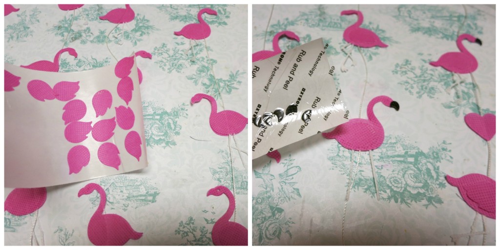 Create a fun flamingo mobile for your home or party this summer! Die cuts and non fraying fabric make this a quick, easy project.