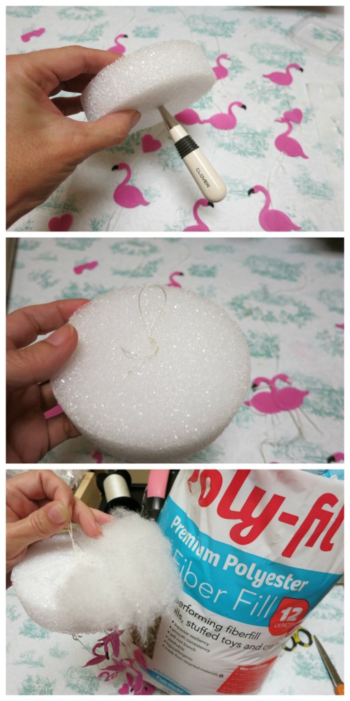 Create a fun flamingo mobile for your home or party this summer! Die cuts and non fraying fabric make this a quick, easy project.