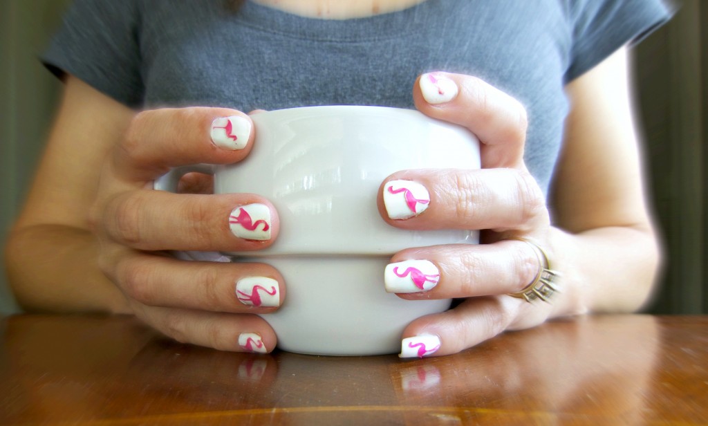 Learn how simple it is to make your own adorable flamingo nail art! No art skills needed, and the tutorial includes a free template to download.