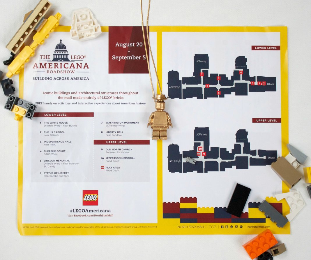 DIY Gilded LEGO Minifigure Pendant & the Americana Roadshow