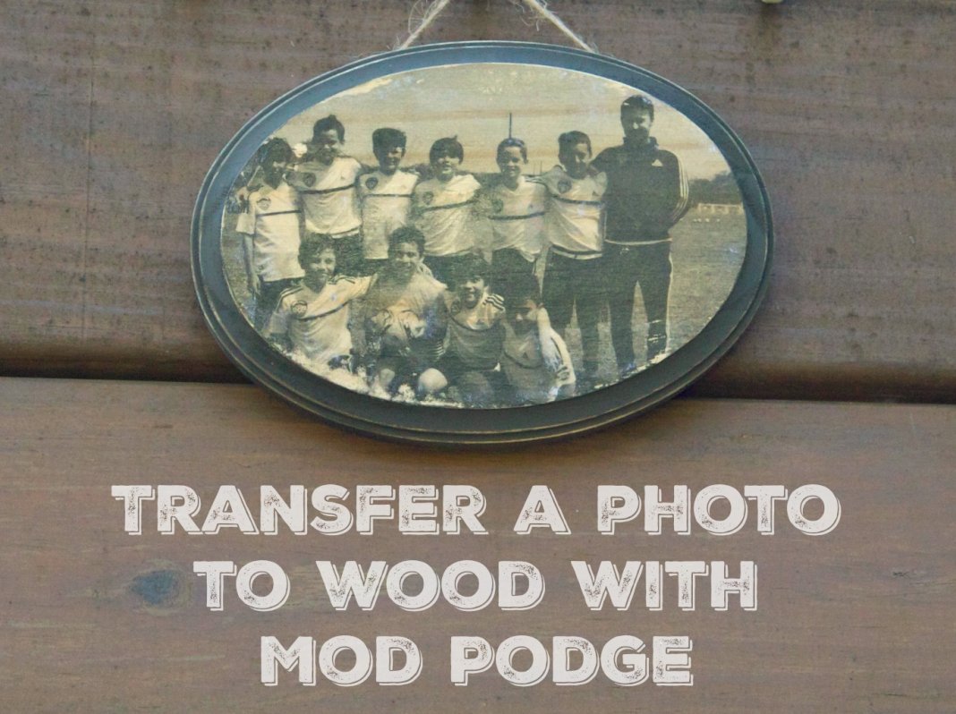 Mod Podge Photo Transfer Gift Tutorial
