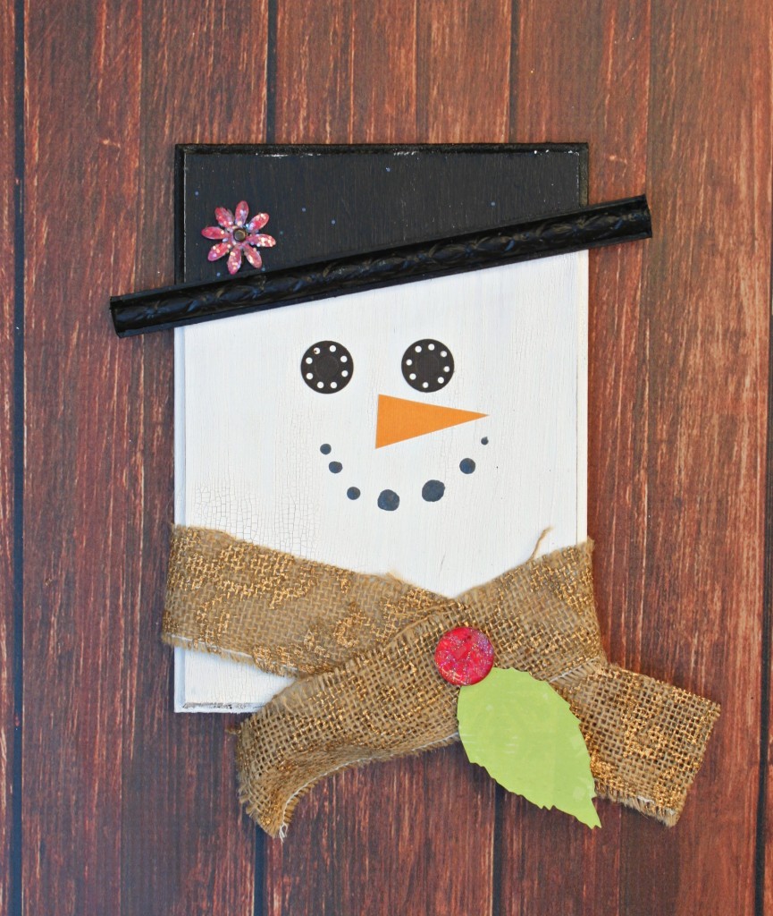 DIY snowman decor