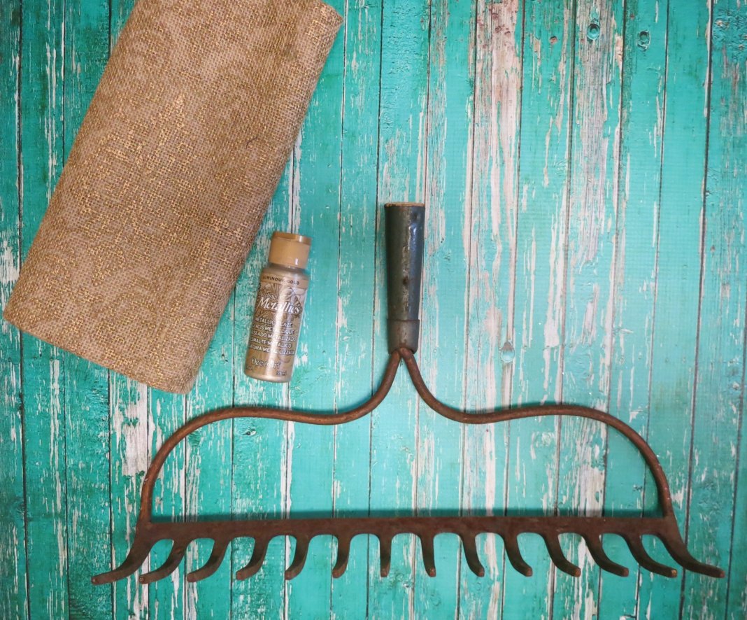 supplies for rake wine holder project