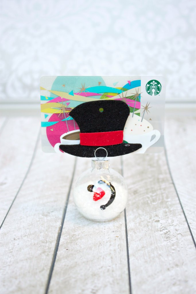 Melted Snowman Gift Card Holder Tutorial Morena's Corner