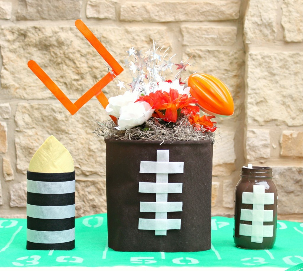 Simple football party crafts that you can make with friends and family.