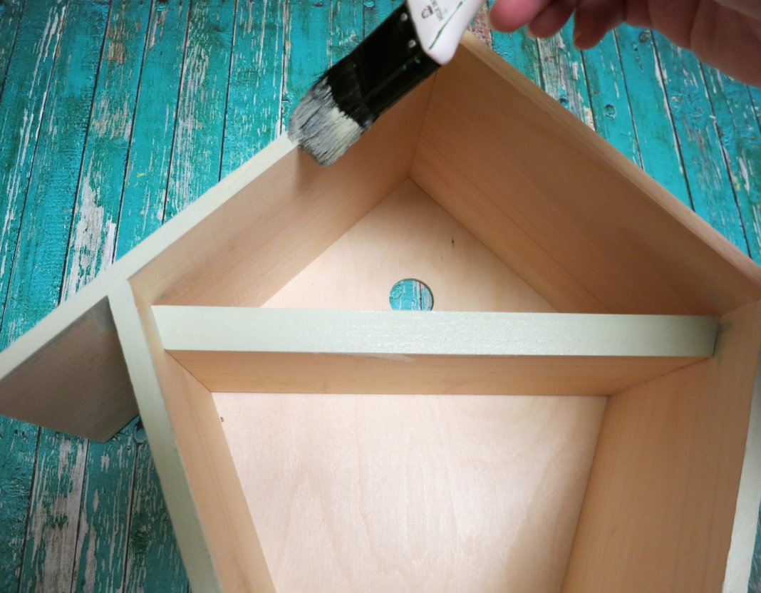 painted birdhouse