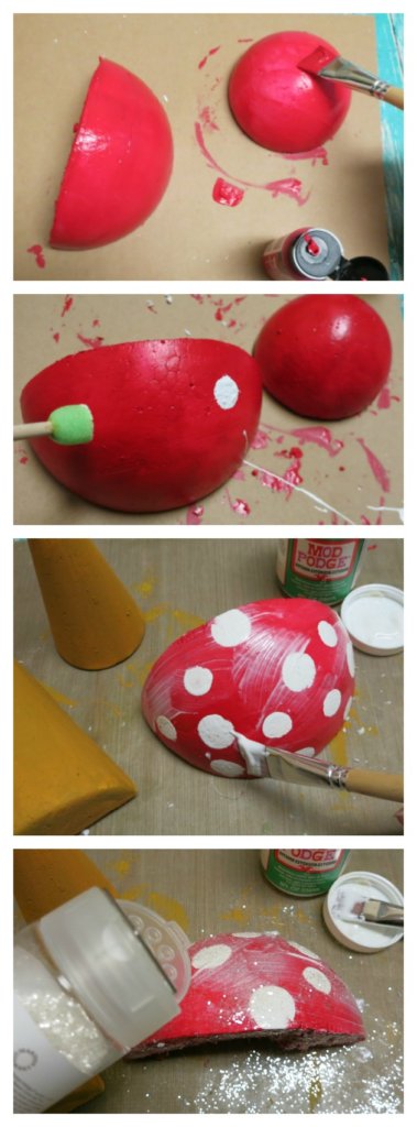 how to paint styrofoam