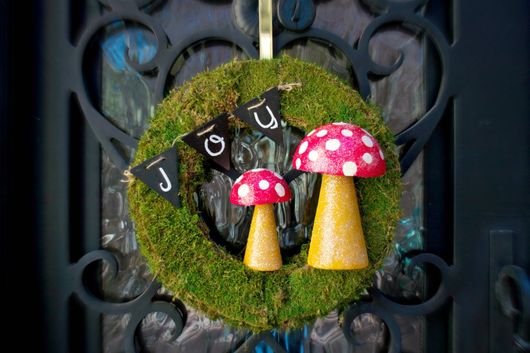 woodlands wreath DIY