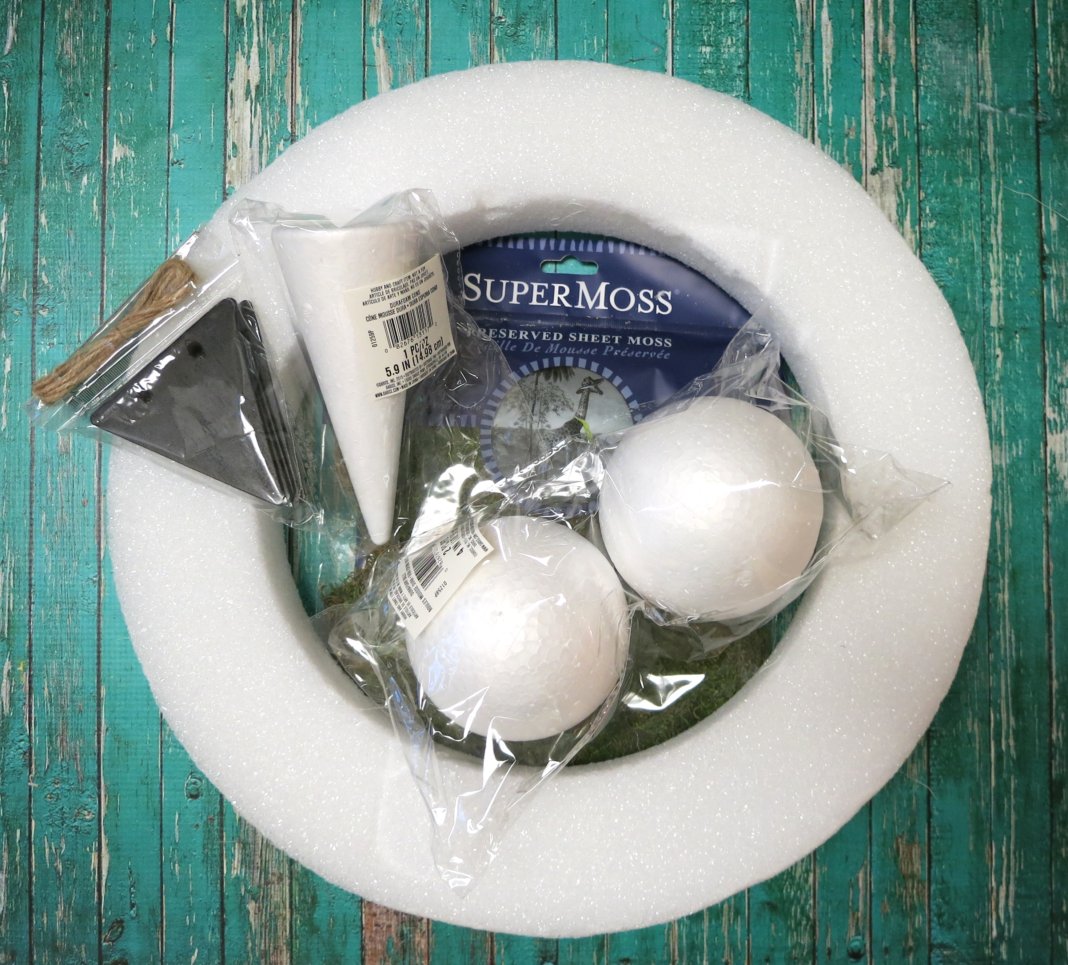 supplies to make wreath