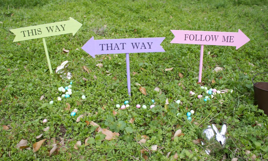 Easter Egg Hunt Signs