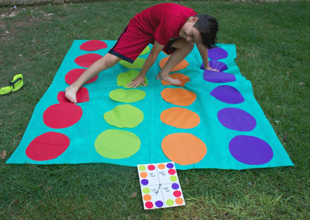 Keep the kids entertained this summer with a DIY Twister game! Easy to make project.