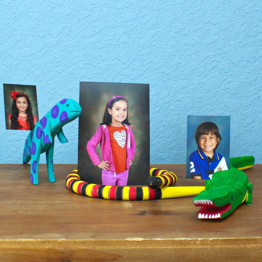 Wiggle Animal Photo Stands DIY