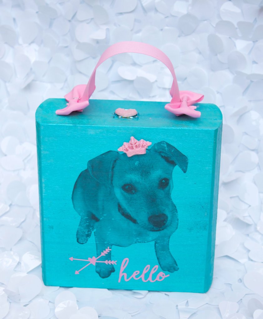 purse made with Mod Podge image transfer