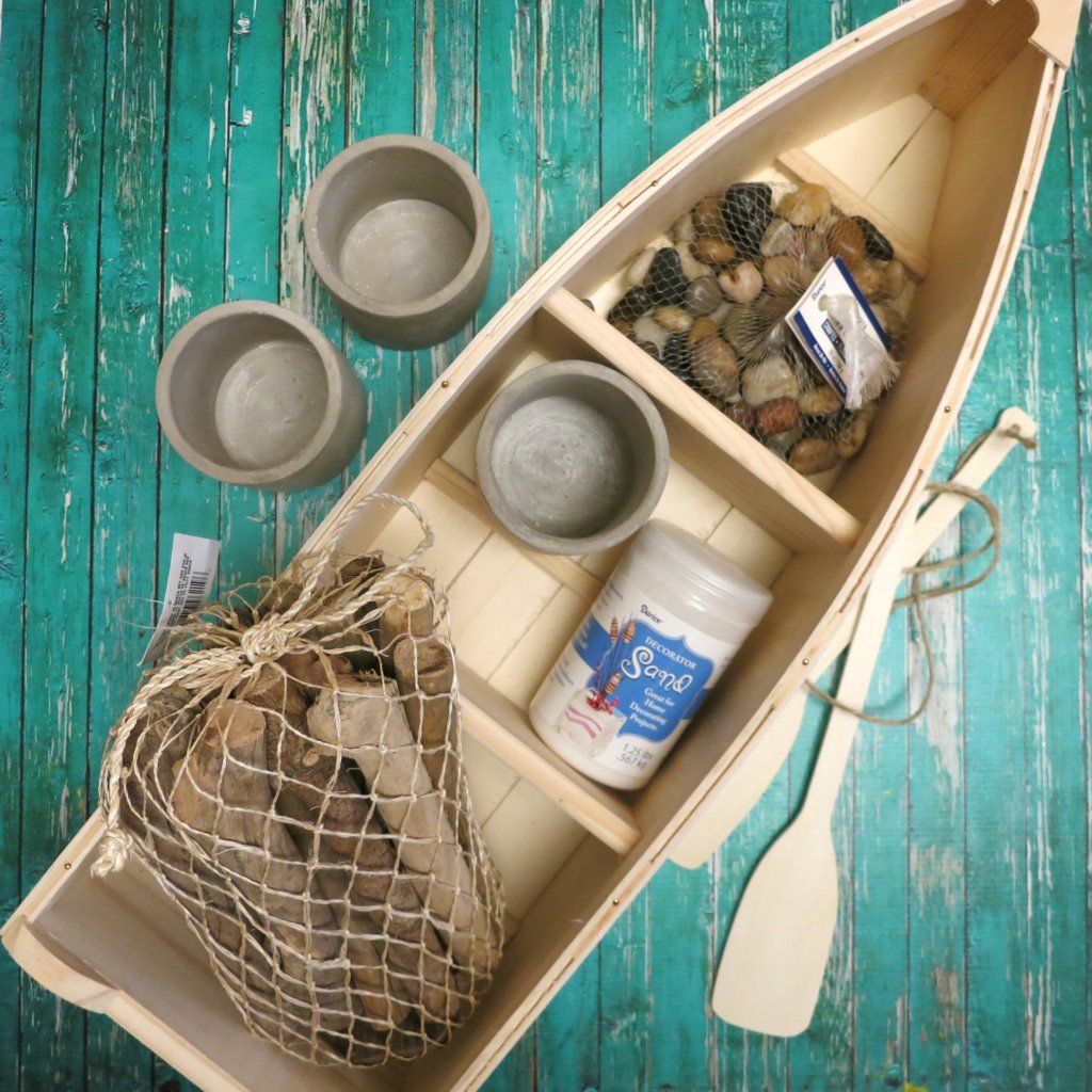 Boat Planter DIY:  Nautical Decor Tutorial