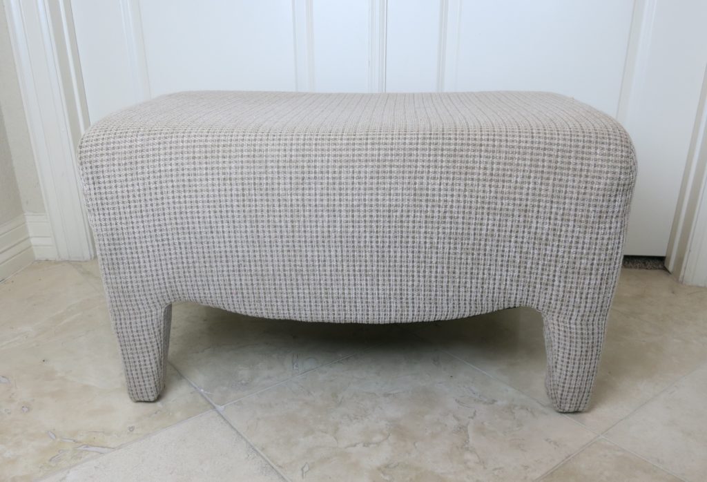 Transform an outdated ottoman from Goodwill San Antonio into a fun piece of dorm decor in under one hour!