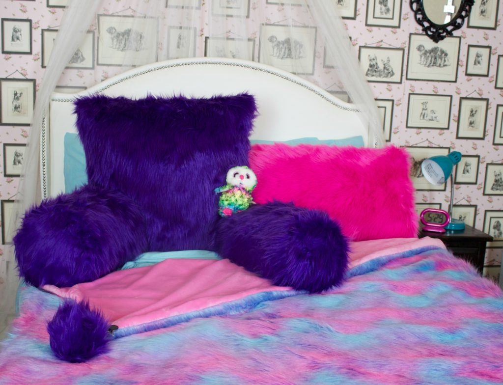 Make a furry student lounger to relax in.