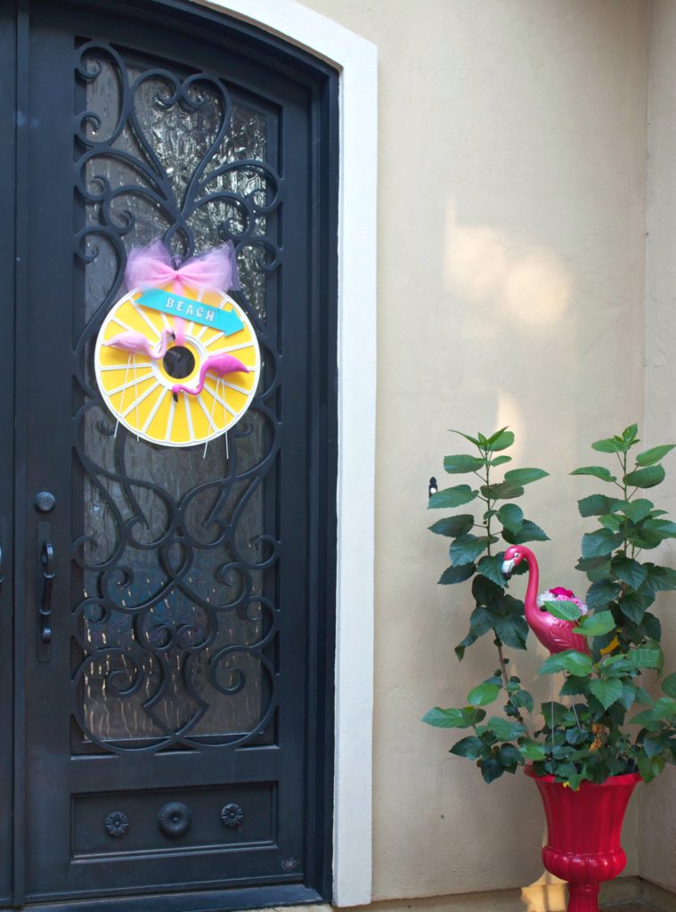 Flamingo Wreath DIY