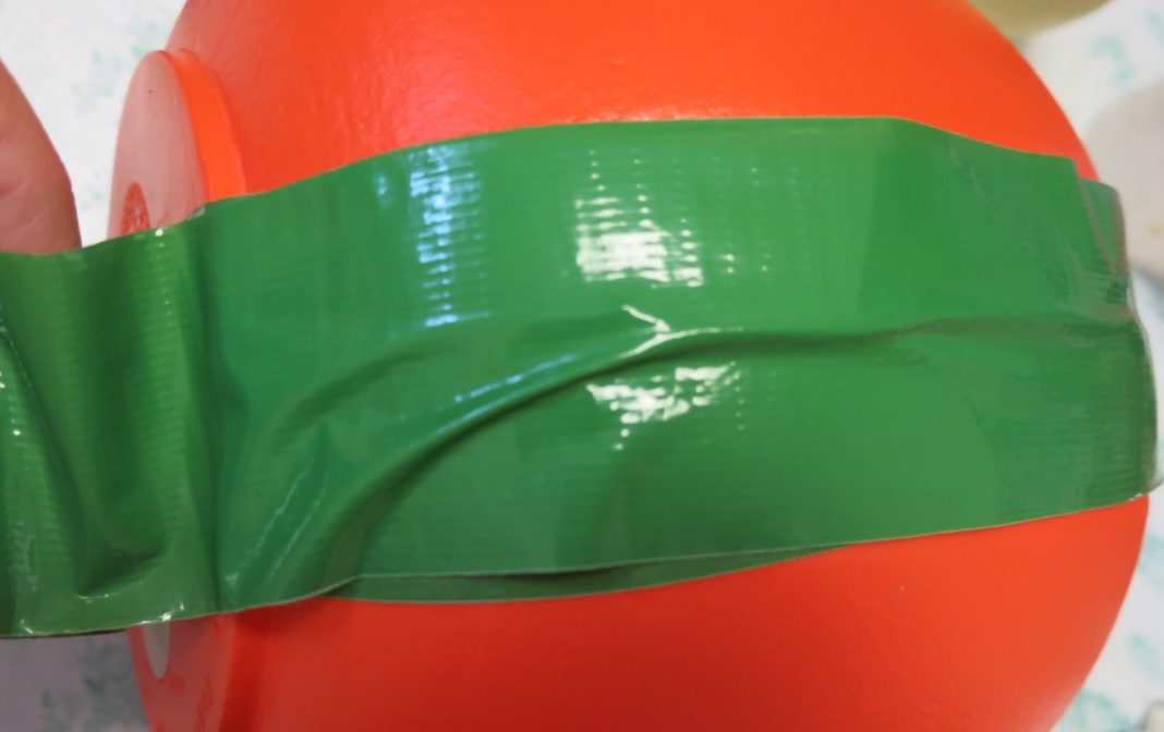 tape the bucket
