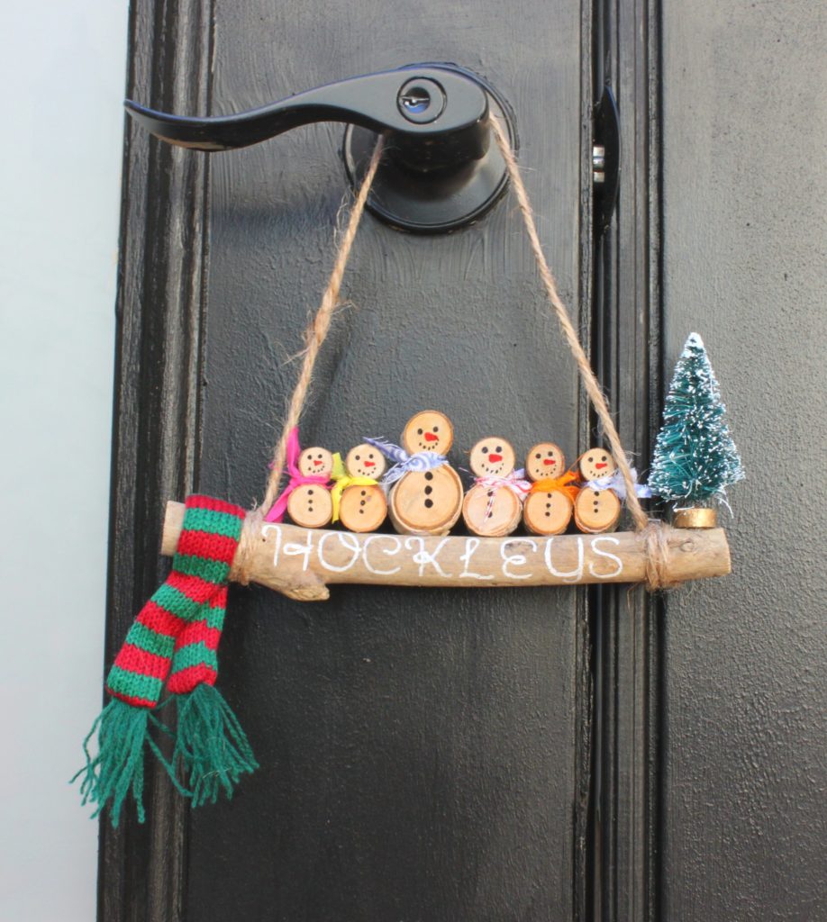 Whimsical Snowman Family Ornament DIY