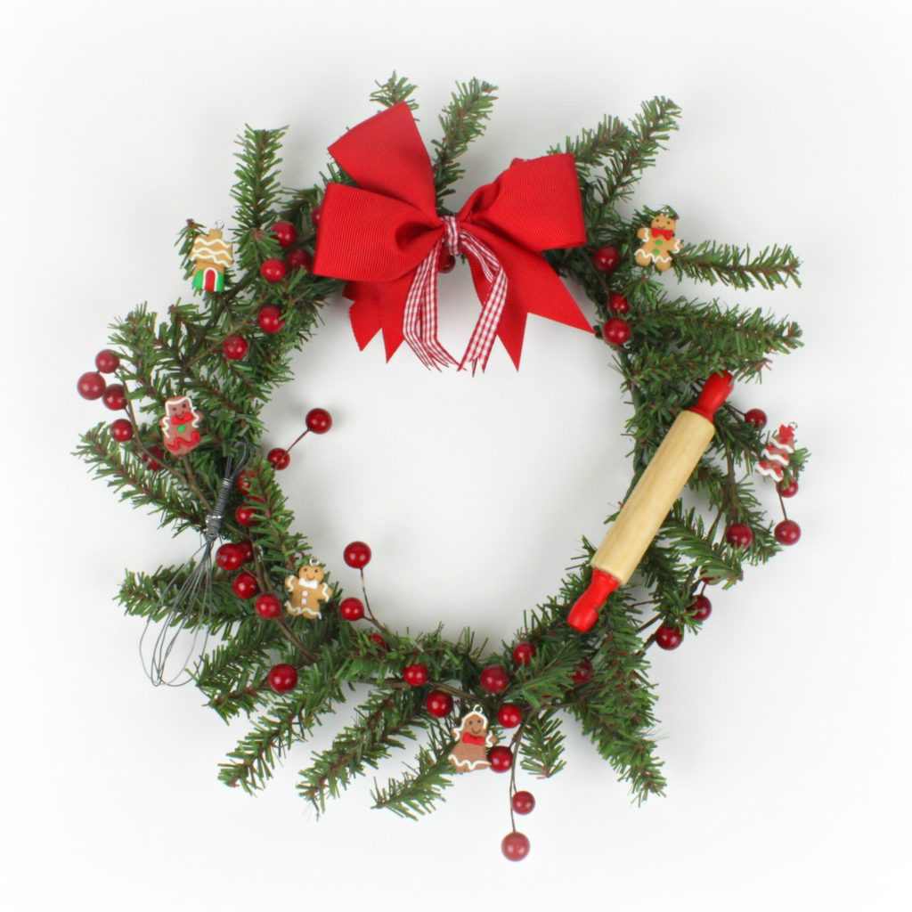gingerbread wreath diy