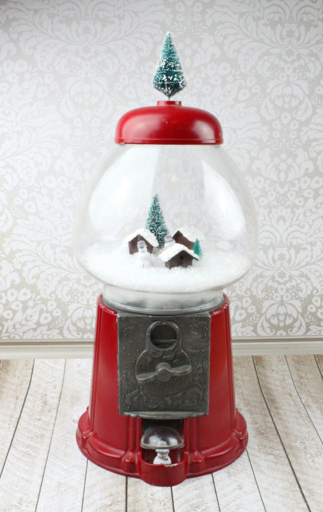 Gumball Machine Snow Globe Tutorial