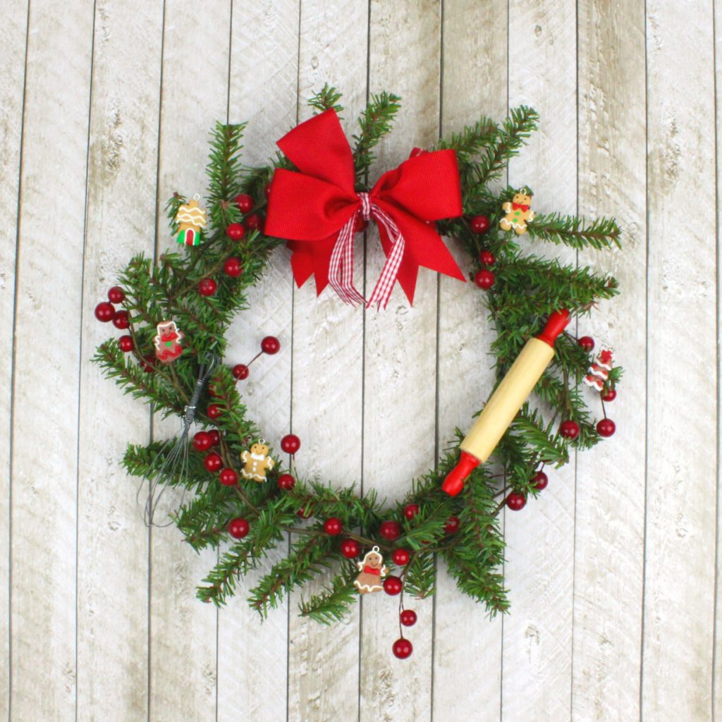 gingerbread wreath diy